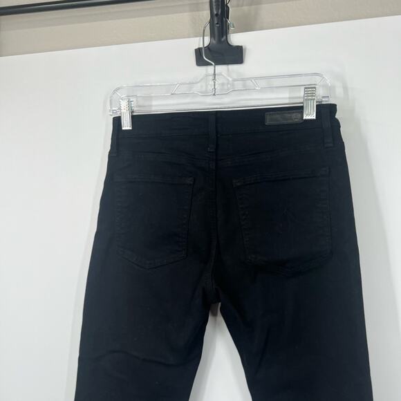 AG Adriano Goldschmied The Farrah Skinny Ankle Jeans in Black - Picture 6 of 7